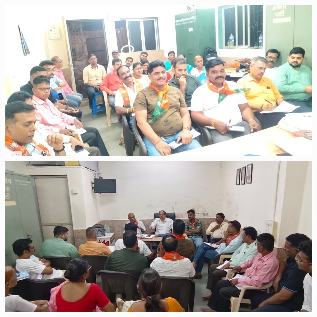 parag_alavani's tweet photo. लोकसभा निवडणुकीच्या तयारीच्या दृष्टीने आणि आगामी काळात राबविण्याच्या #micro_donation , #विकसित_भारत संकल्प पत्र, #लाभार्थी_संपर्क_अभियान ,मतदार याद्या इ विषयांबाबत नियोजन करण्यासाठी वॉर्ड ८१ तसेच वॉर्ड ८३ मधील  बैठकांमध्ये #सुपर_वॉरियर्स व #बूथ_प्रमुख यांच्या सोबत संवाद साधला. https://t.co/bfomex4a6J