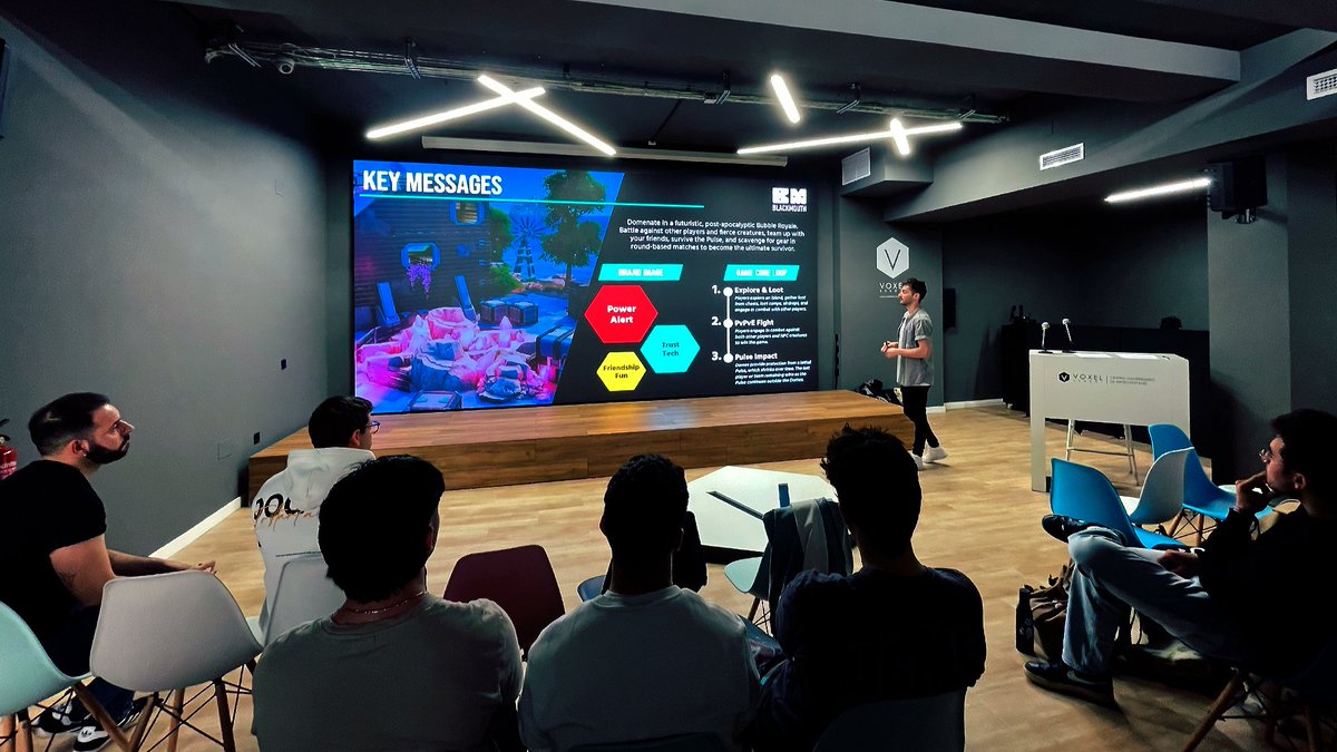 Domenation_Game's tweet photo. Guess where we're heading next? We just wrapped up an awesome playtest and presentation at @VoxelSchool. Stay tuned for more updates! 🚀 https://t.co/j9BH6EXDh9