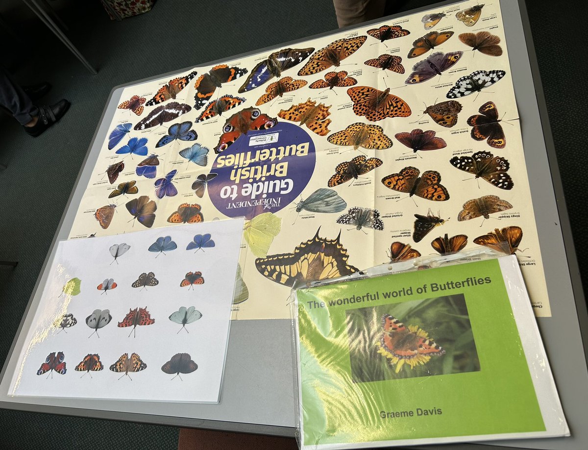 Second talk of the day - Leamington Spa Macular Group @macularsociety ‘The wonderful world of Butterflies’ Spoke in depth about habitats, food plants, nectar plants and threats Great to meet one of Mike Slaters volunteers from the Warwickshire BC @savebutterflies