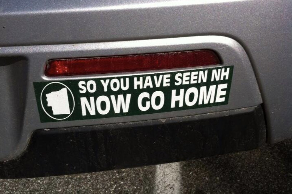 This popped up on my Facebook memories today and is making me nostalgic for New Hampshire. Really sums up the vibe there <3