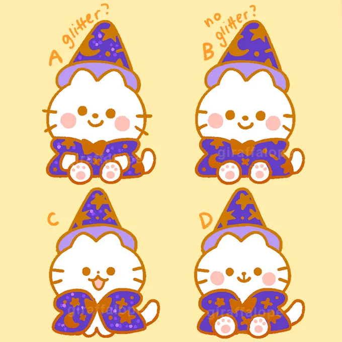Wiz cat pin refresh! Which one's your fave?  