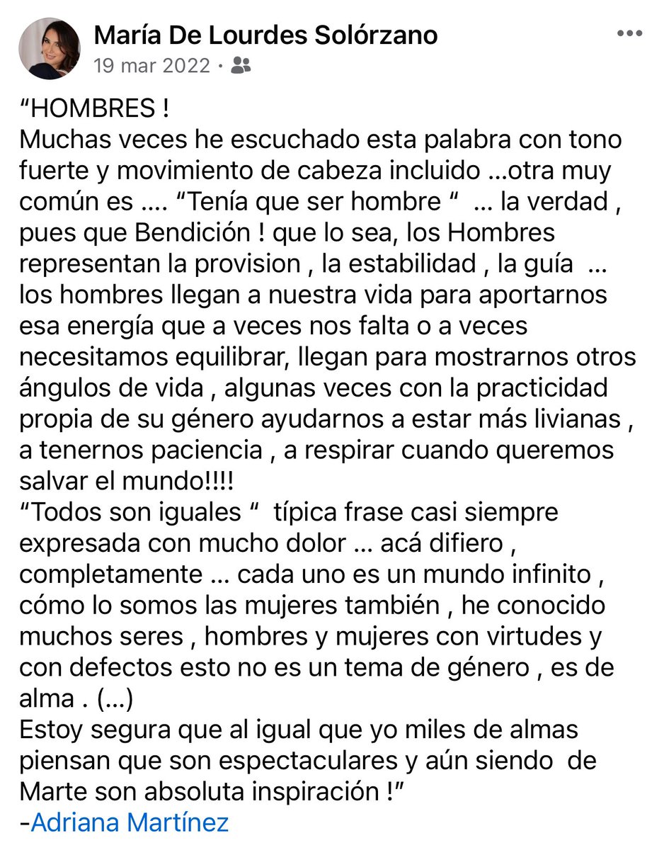 Feliz día del hombre, especialmente a todos los que hacen parte de mi vida.🫀