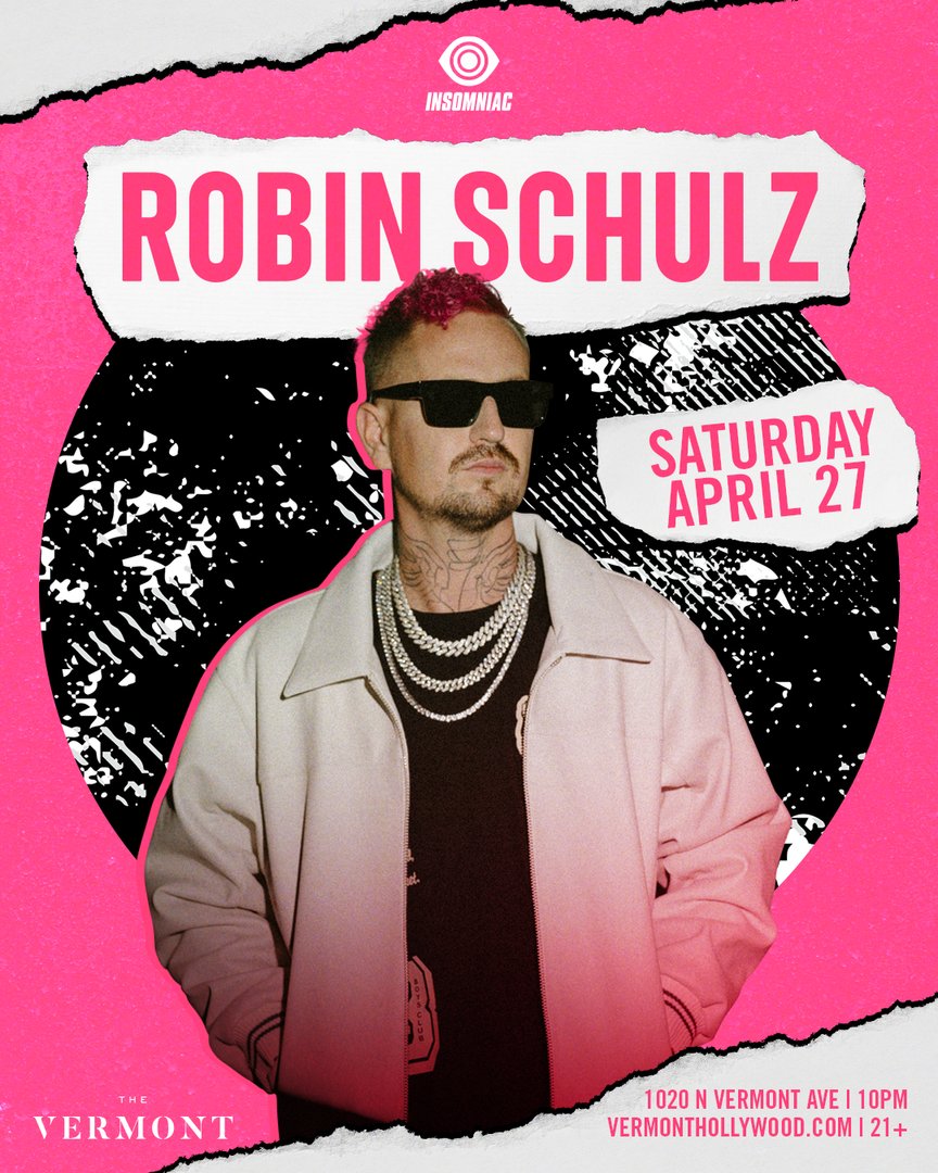 🚨 New US show just added 🚨 See you in LA Tickets: insom.co/robinschulz-la