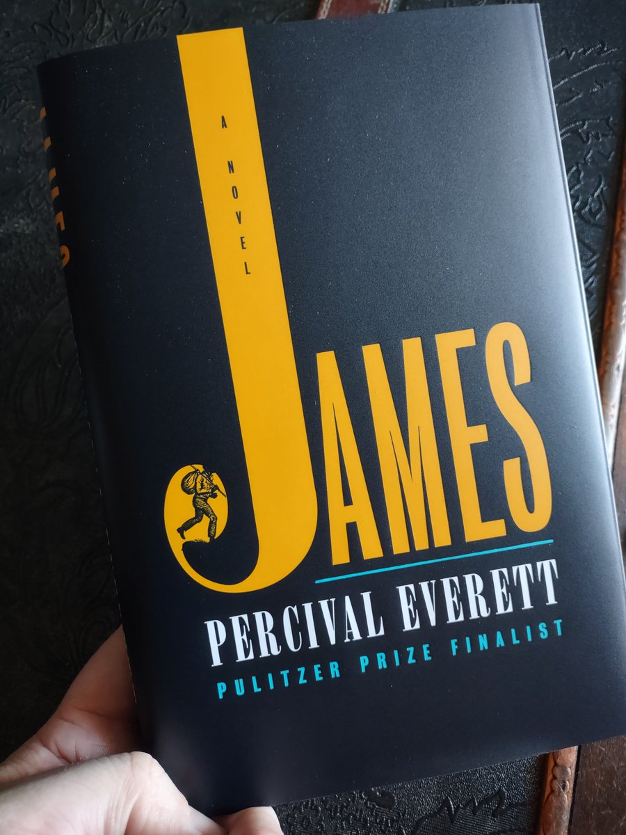 It's been a while since I've looked forward to reading a book as much as #James by Percival Everett. 

#readingcommunity #NewRelease #fiction #Novel #HuckFinn #MarkTwain #Jim #AmericanFiction #Erasure