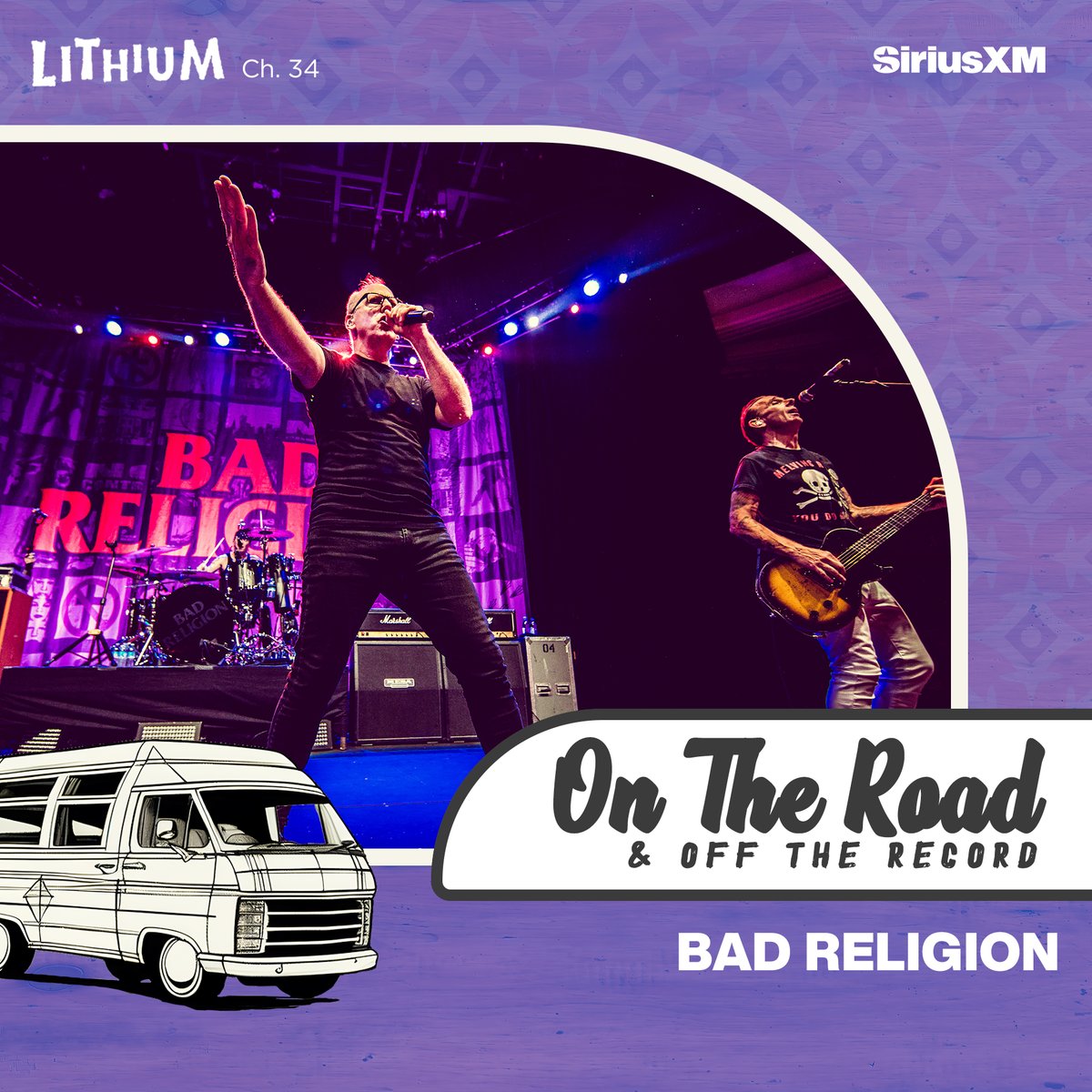 Catch the latest episode of 'On The Road & Off The Record' with Greg Graffin of @badreligion now on the @SIRIUSXM app! sxm.app.link/BadReligion-OT…