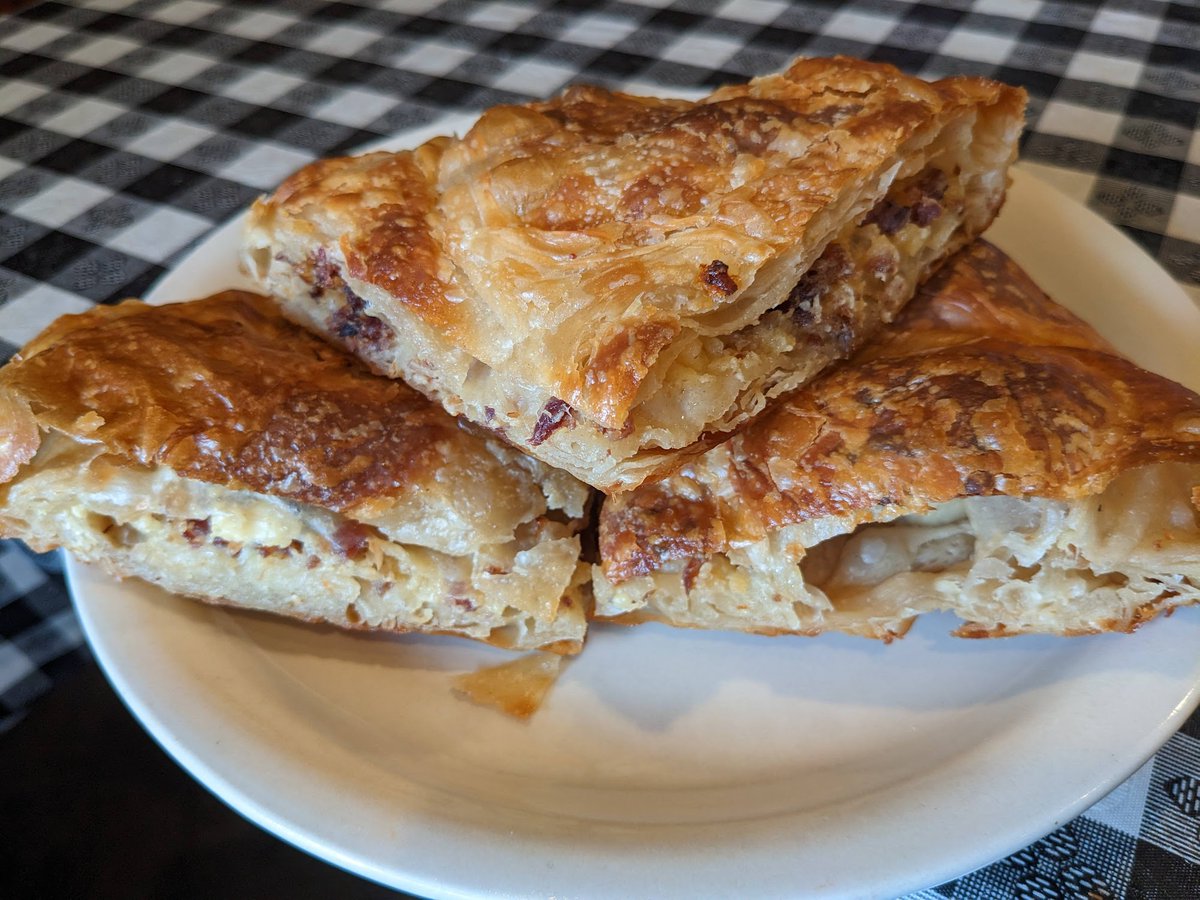 LazicDeli's tweet photo. We’ve got all your #burek cravings covered with 10 different fillings! Save time and call to order:
(773) 631-8400 https://t.co/Nb6CBCO1xz