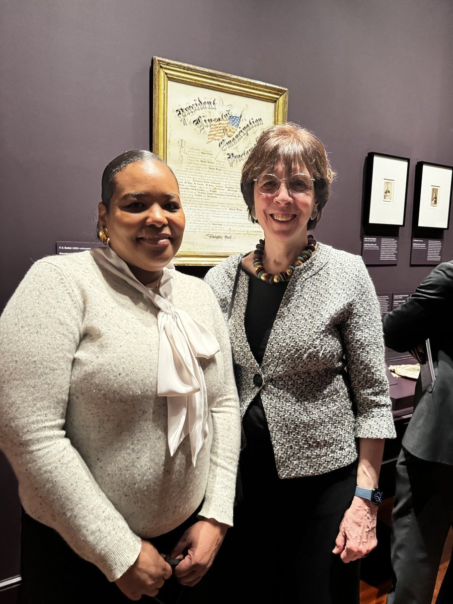 I had the joy of attending the opening reception for “Framing Freedom:The Harriet Hayden Albums” exhibit ⁦@bostonathenaeum⁩ yesterday with Friends’ Senior Communications & Outreach Officer Maliaka Shepard. Inspired by Hayden’s impact on abolition and women’s rights!