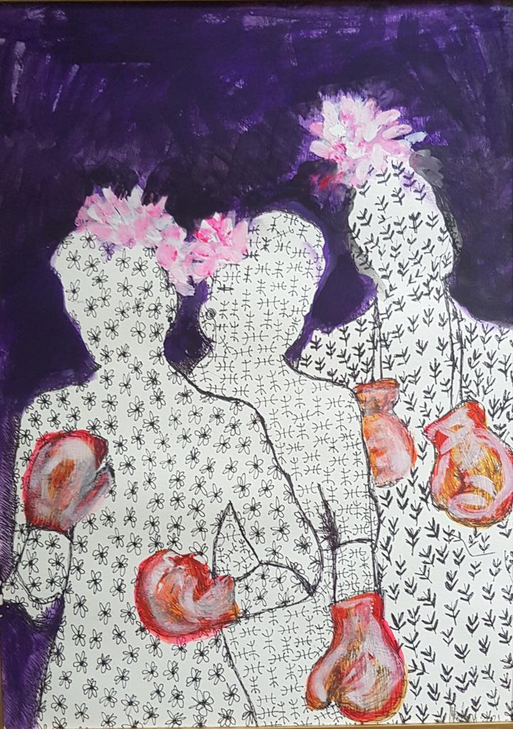 MalouVisual's tweet photo. Serie empoderadas 
año 2021 40 x 50 
acrilico y  marcadores 
EL ARTE ES DE TODeS y para todes 
Y sirve para hacer reflexionar 
#arte #art #pintura  #arteargentino #artecontemporaneo  #arteurbano #procesoscreativoi #spinelloprojects #woodwardgallery #newyorkart #nyc #newyork https://t.co/zudFRLv2pe