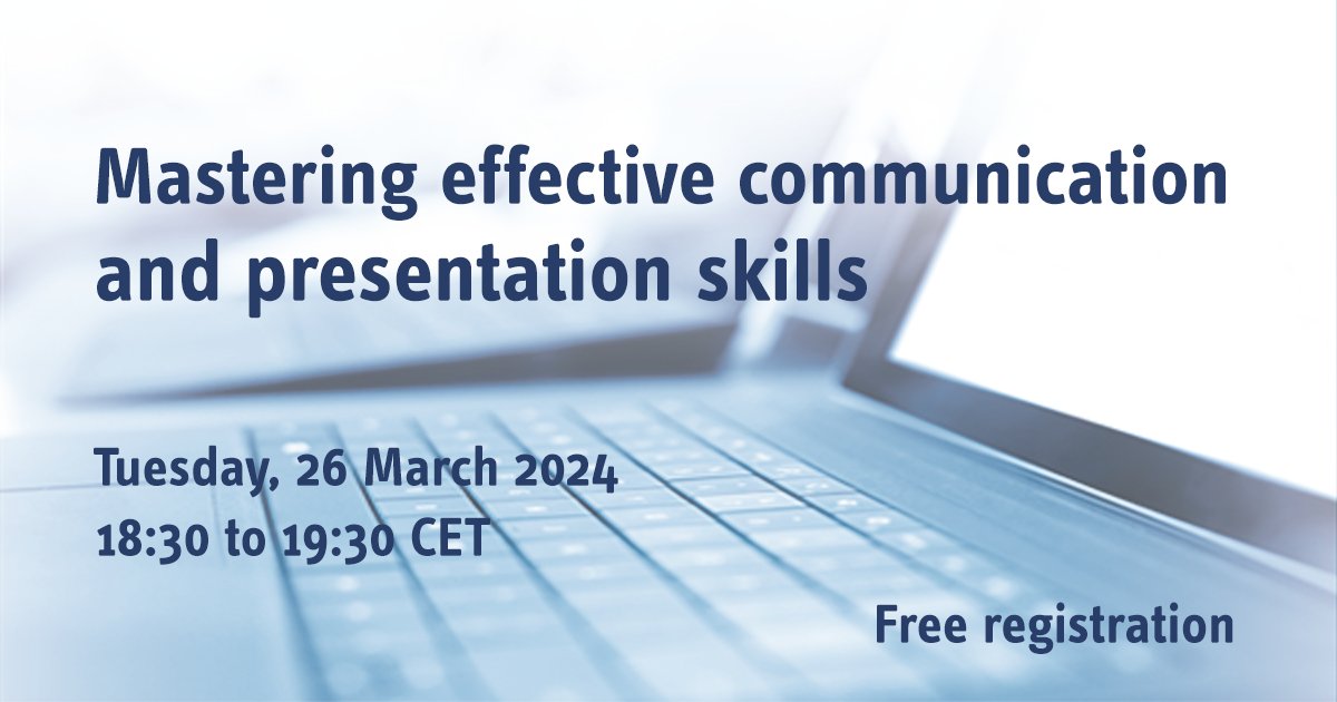 Captivate your audience! Achieve a confident impactful delivery during your presentations! Get tips & tricks from experts @JLVasquez82, @Cacciamani_MD, @JGomezRivas & @d_veneziano in next week’s #UROwebinar. Register now for free + get a CME credit 👇 webinars.uroweb.org/EAU/webinars/1…