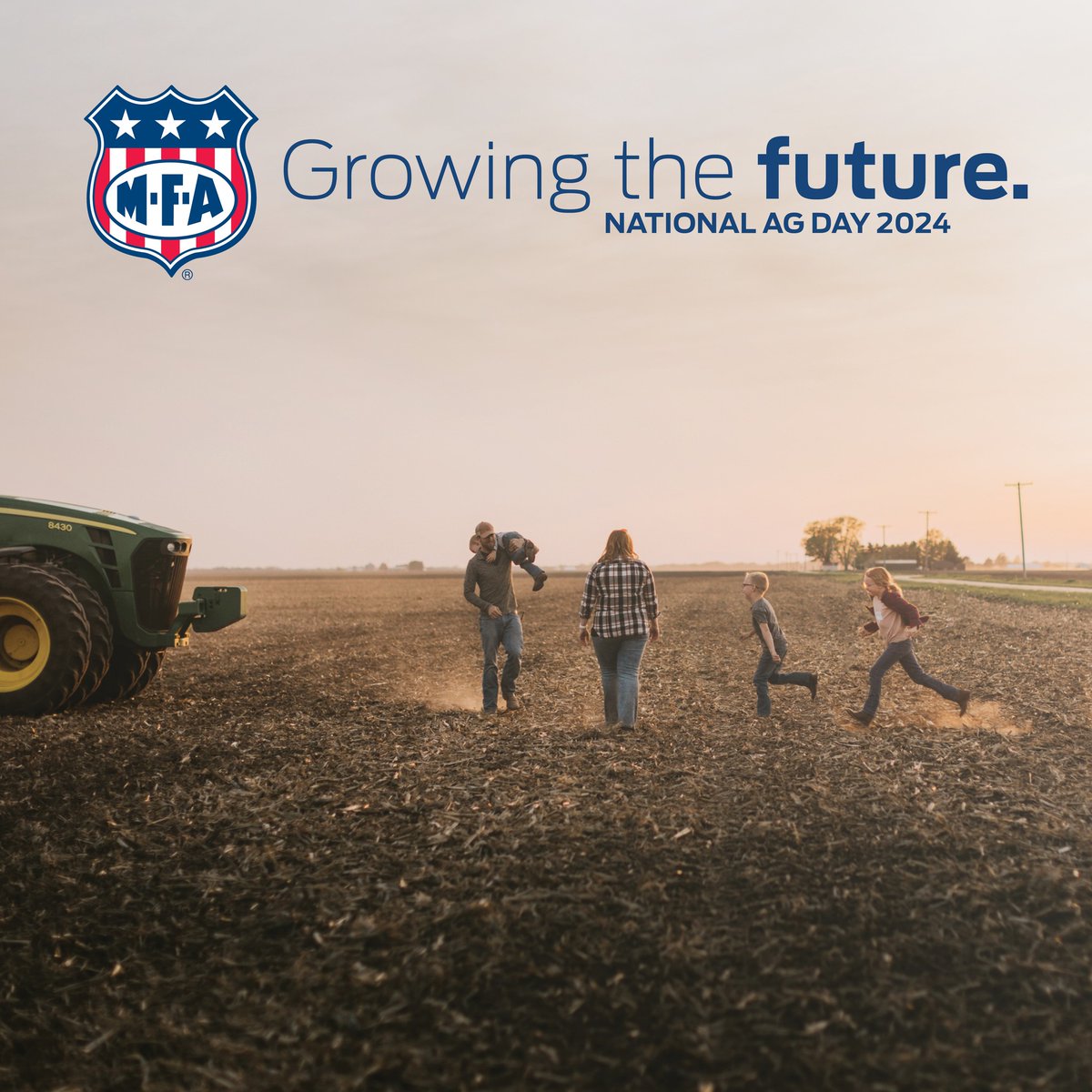 MFA_Inc's tweet image. Happy Ag Day! US farmers represent &amp;lt;2% of the U. S. yet feed the other 98%. Thomas Jefferson once said, “Agriculture is our wisest pursuit because it will in the end contribute most to real wealth, good morals, and happiness.” This serves us all today. -Ernie Verslues, MFA's CEO.