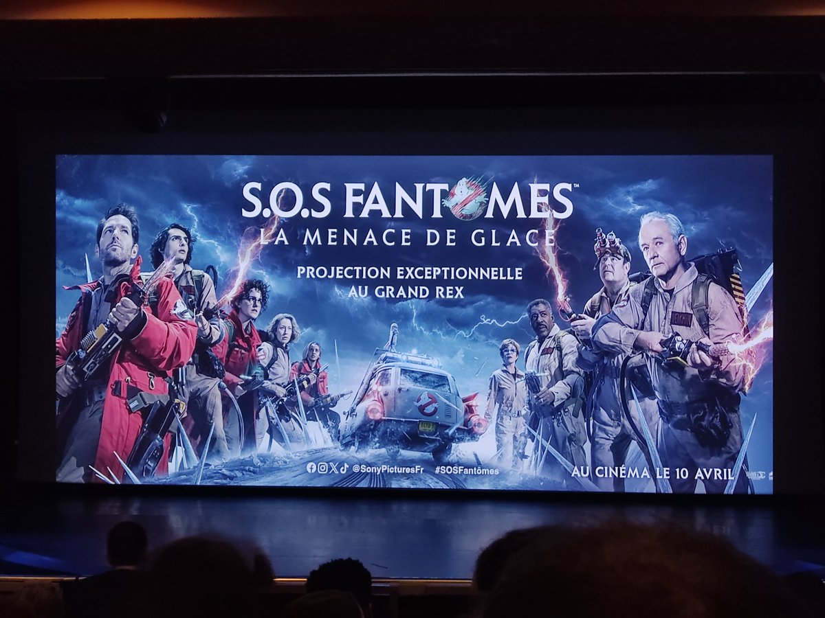 NightSparkLight's tweet photo. Le retour du salaud qui m'a tout englué !

Avant première du dernier #SOSFantomes au @LeGrandRex

 #GhostbustersFrozenEmpire #Ghostbusters https://t.co/JTgtEfygZi