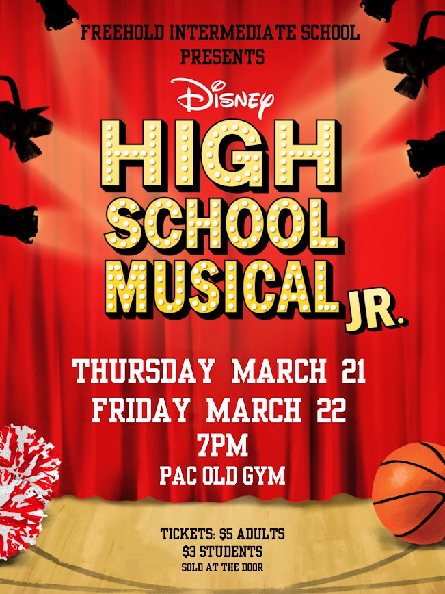 At last night's BOE meeting, we were treated to a sneak peek of <a href="/FISLions/">FIS - Home of the Lions!</a> Drama Club's spring production, High School Musical, Jr. &amp; what an awesome performance! Join us this Thursday and Friday night for the full performance!
