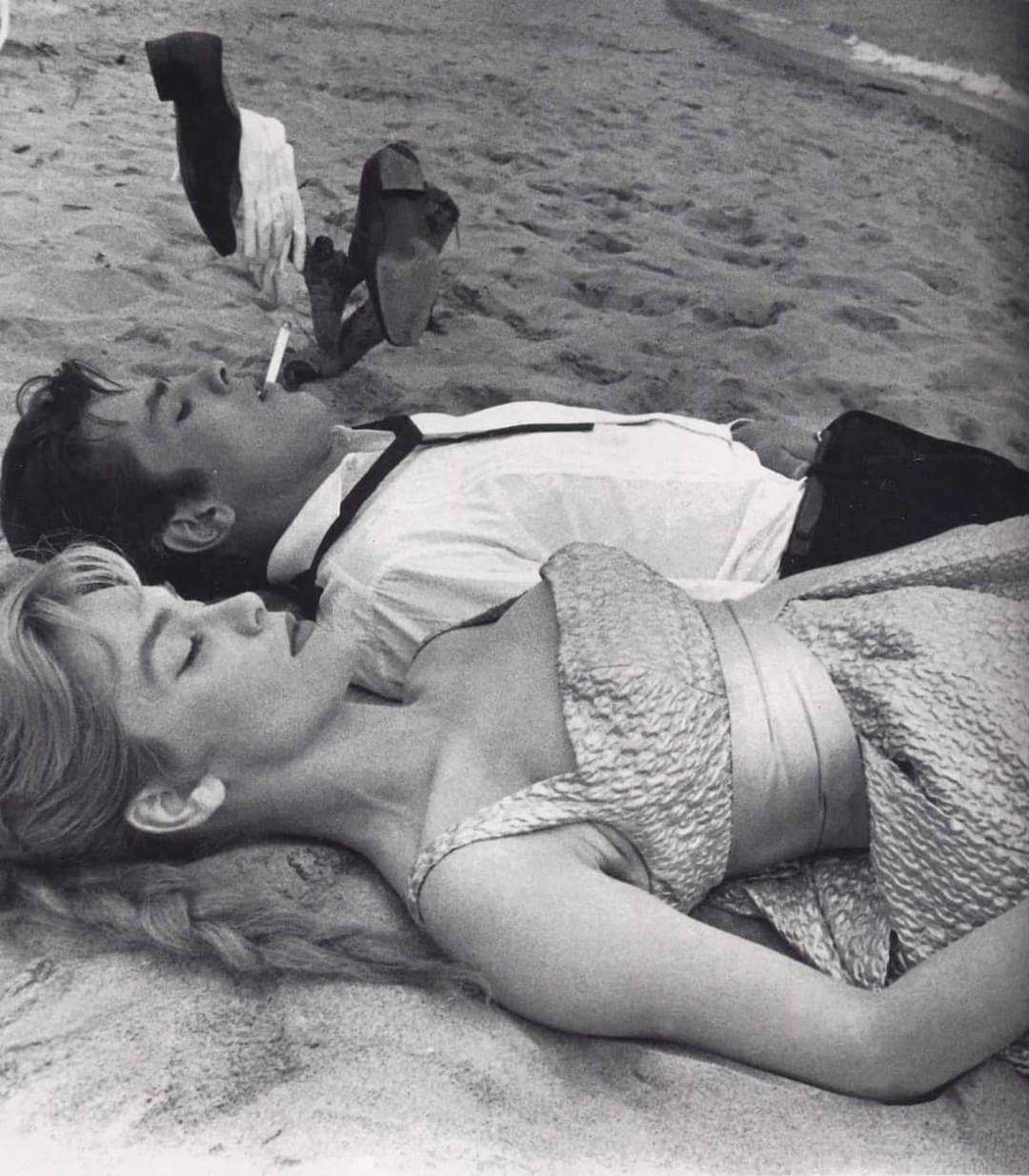 Estella Blain & Alain Delon (Cannes, 1958) 📷 Luc Fournol