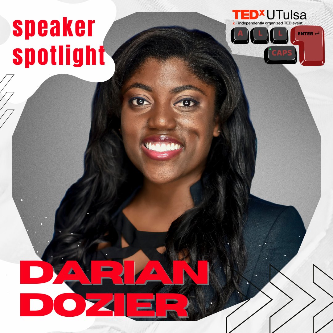 Speaker Spotlight: Darian Dozier

Darian is a fourth-year medical student from Kansas City, who plans to pursue a career in Cardiology. 

Come to TEDxUTulsa 2024 on March 29 to listen to her talk!
