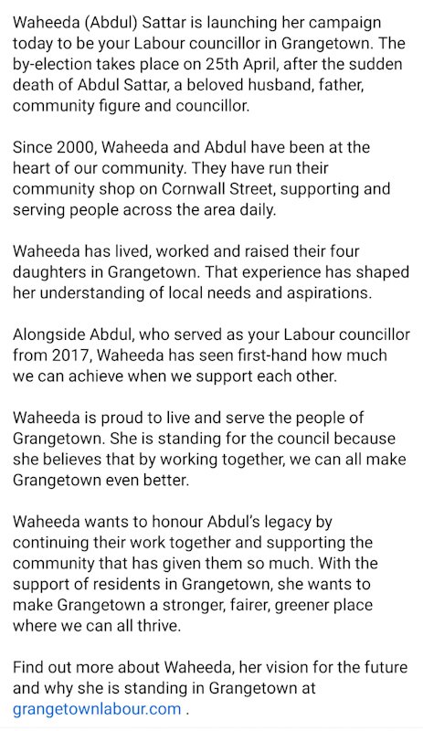 Grangetown community tweet media