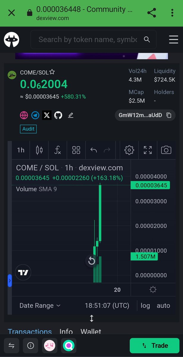OnderAslnn's tweet photo. #Come

Ön satışı paylaştığımız proje 7x yaptı  şuan 6.5x civarın da devam ediyor ekibi tebrik ediyorum 👏 Bu tarz ekiplerle çalışmaya devam edeceğiz 

👉 Telegram grubumuz ; https://t.co/rc28BO4gLe

Değerlendiren arkadaşlarımızı tebrik ederim 🙏🥰

#Bitcoin #gem #Binance #floki #altcoins #kriptopara #SHIB #Gem #Crypto #pinksale #Web3 #Bnb #Pepe #Bonk #Wif #Myro #Sora