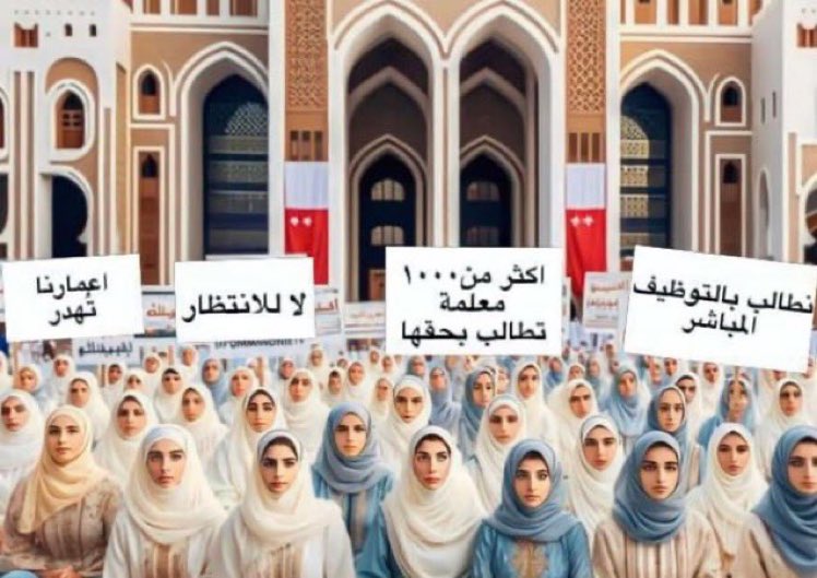 ♦️♦️♦️وسم هاشتاق #معلمات_تقنيه_يناشدن_الجليله5 يتصدر ترند مره أخرى في وسط المطالبات بالتوظيف المباشر لهن بعد أجتيازهن جميع المتطلبات الوظيفيه !!

(نناشد #السيده_الجليله ونستغيث بكم بعد الله ونرى فيكم املاً لحل قضيتنا)

<a href="/EduGovOman/">وزارة التعليم - سلطنة عُمان</a> 
<a href="/OMAN_MOF/">وزارة المالية - سلطنة عُمان</a> 
<a href="/Labour_OMAN/">وزارة العمل -سلطنة عُمان</a>