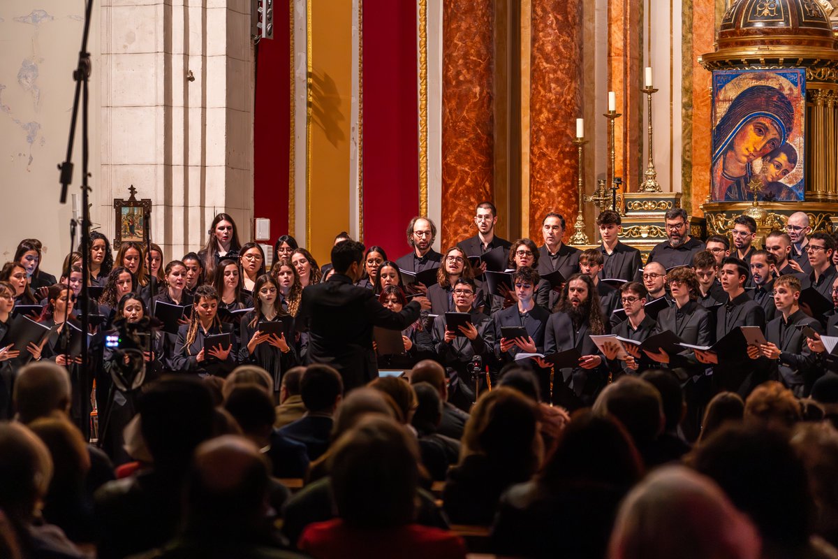 🗣 Coro del <a href="/CSMMURCIA/">CSMM MASSOTTI</a> 
📆13 de marzo de 2024
📍<a href="/SanAndresMurcia/">Parroquia de San Andrés y Santa Mª Arrixaca 🇻🇦</a> 

La música coral es una de las necesidades de la vida.
Gracias a todos los que lo hicisteis posible.

📷 <a href="/carlosjavierch_/">Carlos Javier</a>