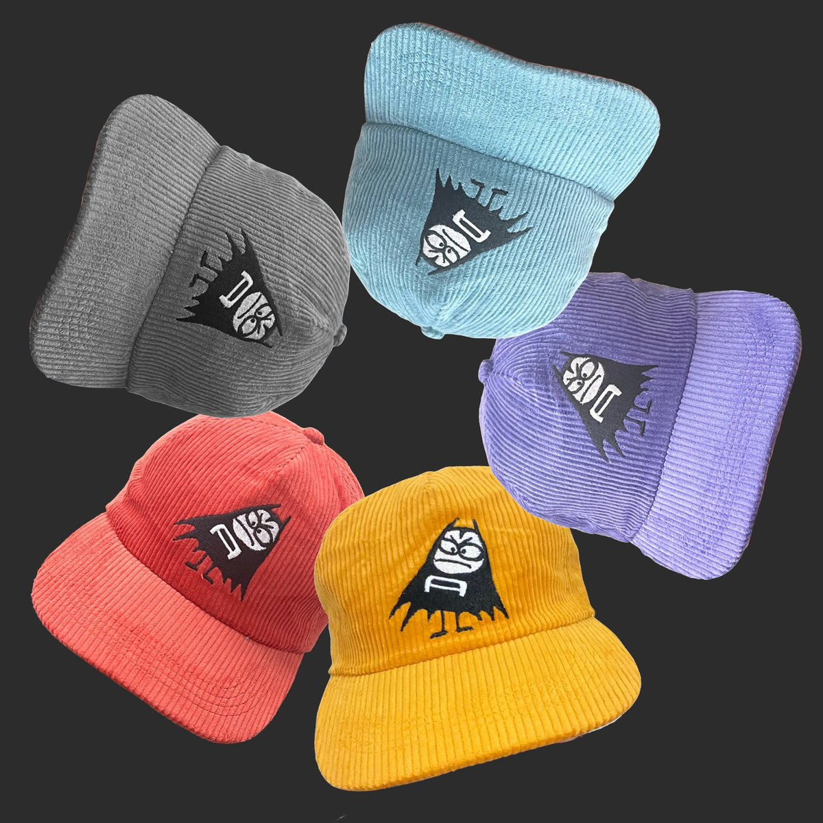 There are starting to be warmer days!! Be sure to grab a curdaory Lil Bat hat to keep the sun off your rad faces!!!!! Salmon and Purple back in stock!! Now in a new color Golden Yellow!! gloopy.industries/products/lil-b…?