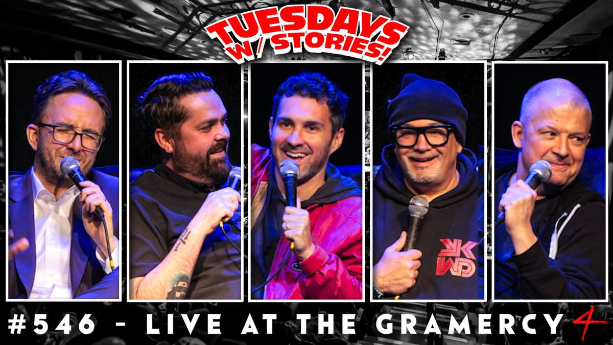 Directed a fourth live shoot at the @GramercyTheatre with @marknorm + @JoeListComedy @TuesdayStories live with @robertkelly @NoYoungblood + @JimNorton Up now on the #TuesdayswithStories YouTube channel 📺 Link in subtweets 🤘 #marknormand #joelist #jimnorton #bobbykelly