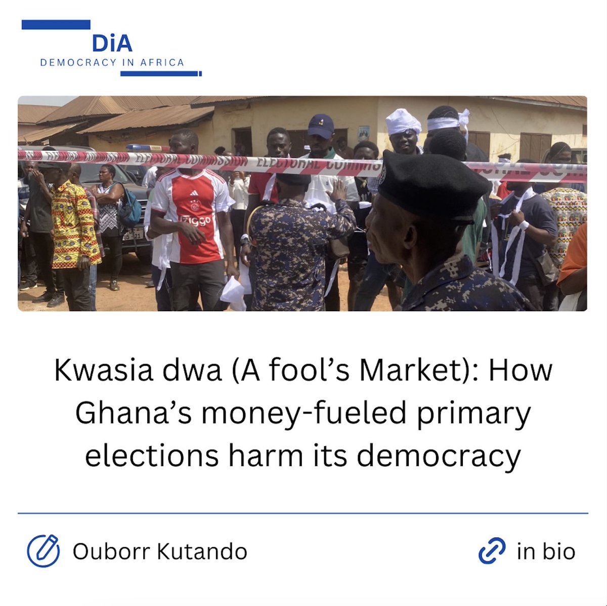 Despite 32 years of uninterrupted democracy, Ghana faces challenges within. Party primaries marred by vote buying highlight the need for urgent reform to restore democratic integrity. #GhanaDemocracy #PoliticalReform #VoteBuying t.ly/9omqQ