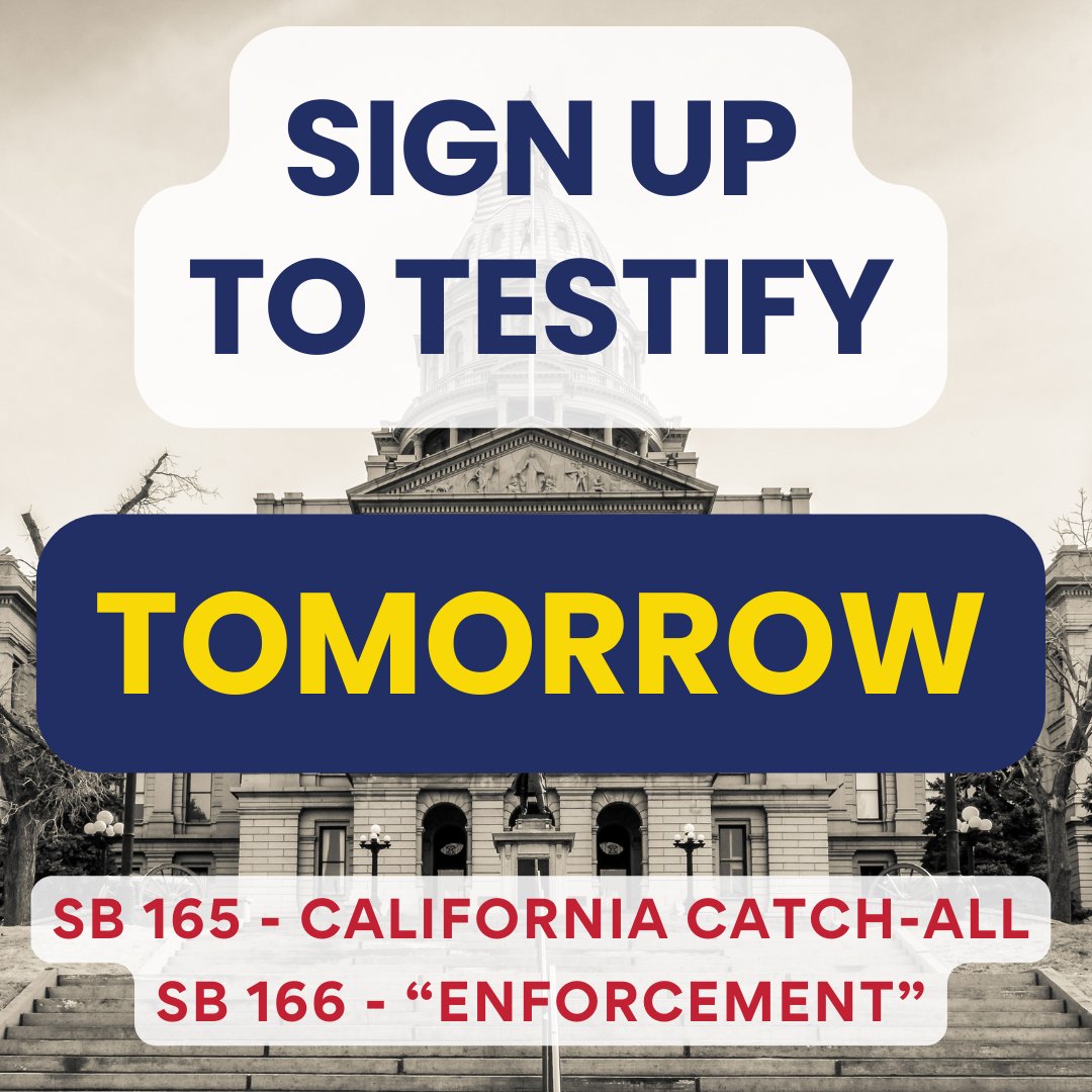 🚨 Two anti-oil and gas bills are up in committee TOMORROW, and we need your help to testify against them! Visit the links below to sign up to testify and learn more about each bill by clicking the links in our captions! Sign up to testify: www2.leg.state.co.us/CLICS/CLICS202…