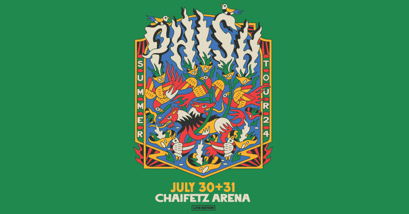ICYMI 🚨 2 night run of Phish at Chaifetz Arena on July 30 and July 31! Get your tickets while you still can! 🎟️ bit.ly/Phish2024