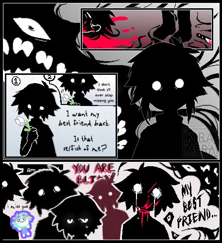 kiramera's tweet image. a stranger with a familiar face 🥀 #omorifanart #omori