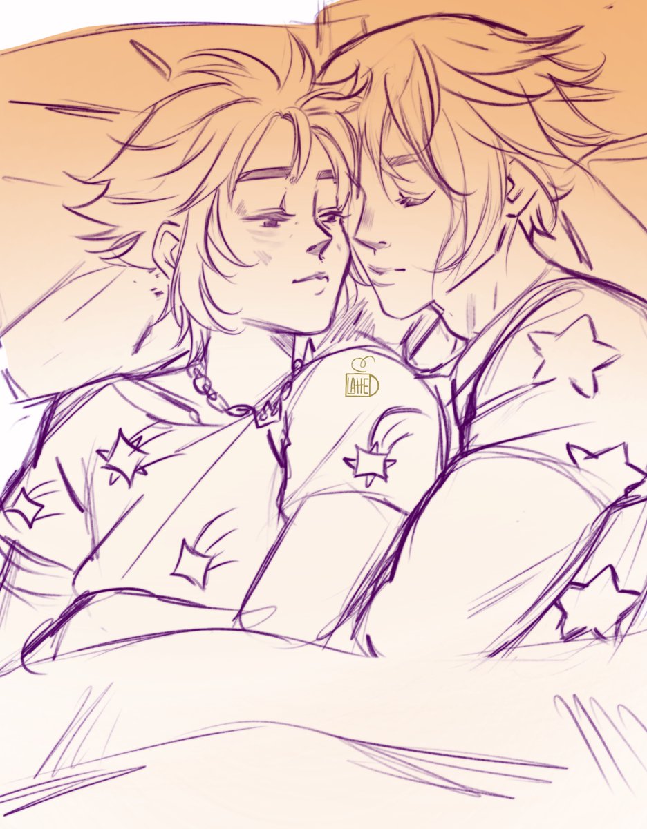 "I want to fall asleep clinging to you everyday." 
#Soriku #KingdomHearts  

I may finish this in the future.
