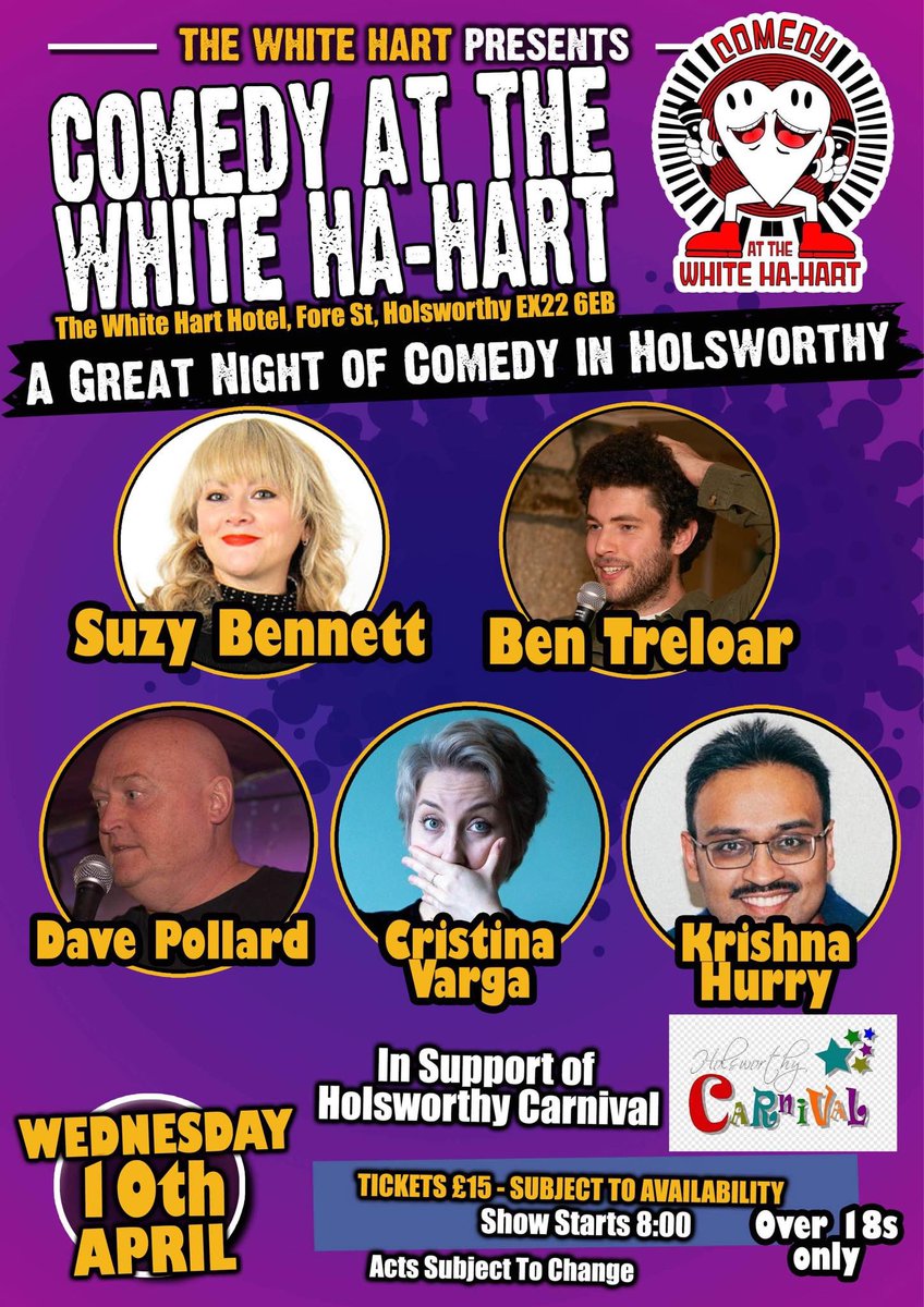 comedyholshaha's tweet photo. #holsworthy #Devon #comedy @ComedyRTGrp #bbcdevon #holsworthycarnival @Hafc125 @HolsworthyMC1 @HCCDevon @holsworthy_cc @HolsworthyMedia @Holsworthy_Golf @HATSholsworthy https://t.co/XrJ20xCijJ