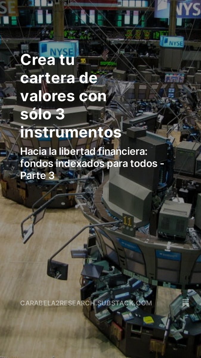 carabelaR's tweet photo. ¿Sabes cómo construir una cartera que te de unas rentabilidades mayores del 8% anual?

👉 Te lo explicamos en esta tercera parte de nuestra serie sobre el camino hacia la libertad financiera.

Además, os enseñamos una herramienta gratuita para hacer backtesting 😎. https://t.co/Ph7f4EMASn