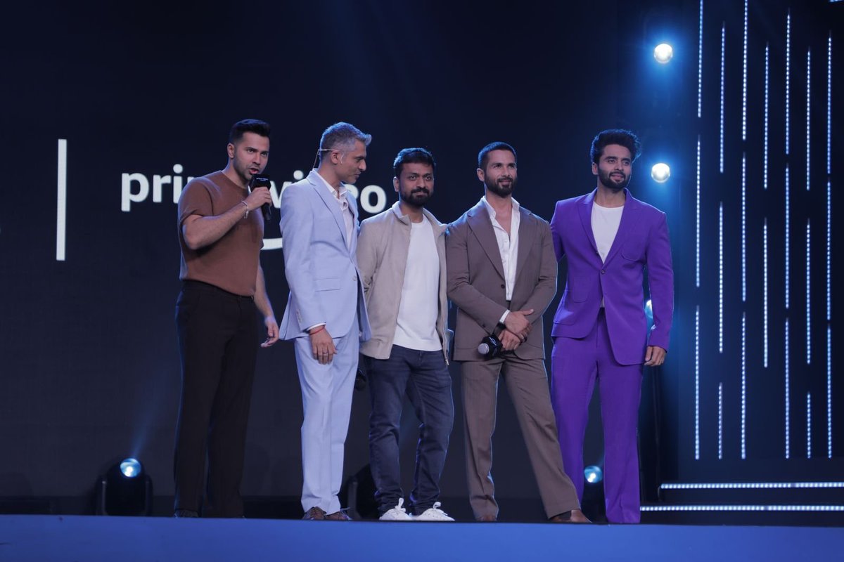 Producer #JackkyBhagnani, #ShahidKapoor, and director #SachinRavi come together for the title launch of their upcoming magnum opus, #AshwatthamaTheSagaContinues.