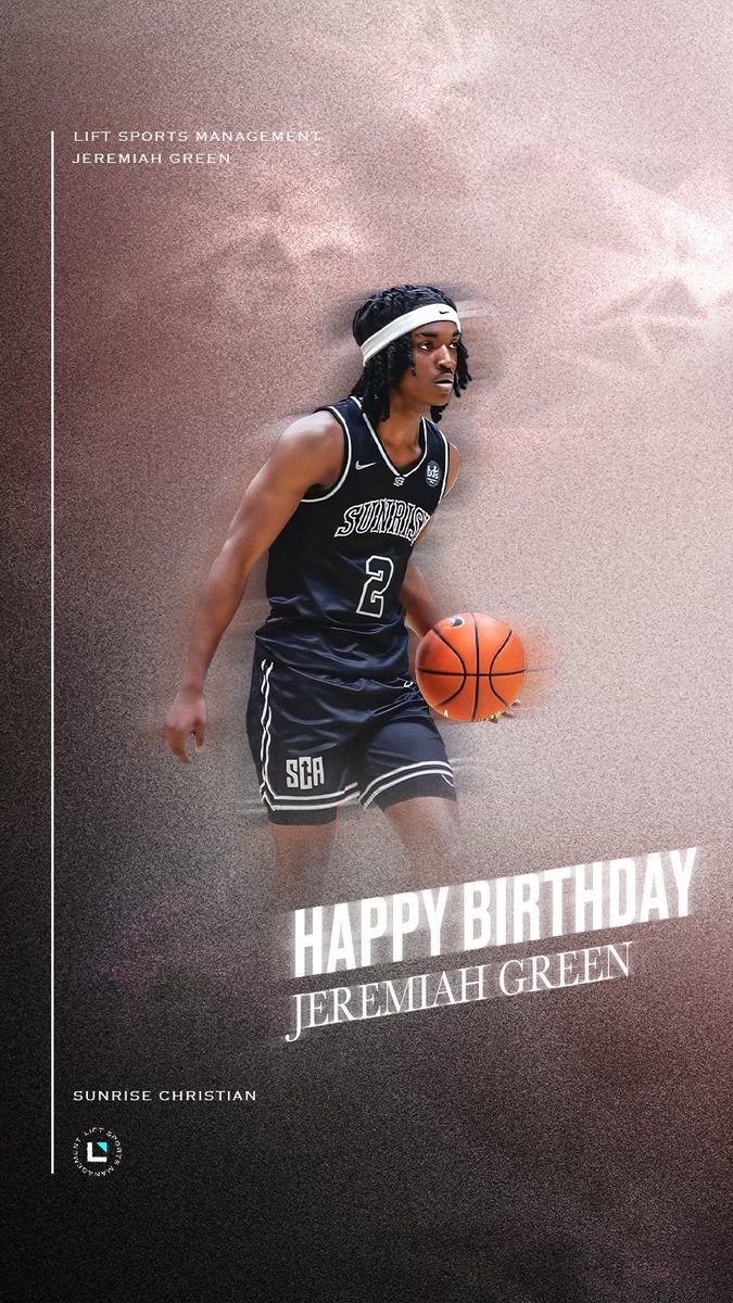 Join us in wishing @Jeremiah21Green a happy birthday 🎉