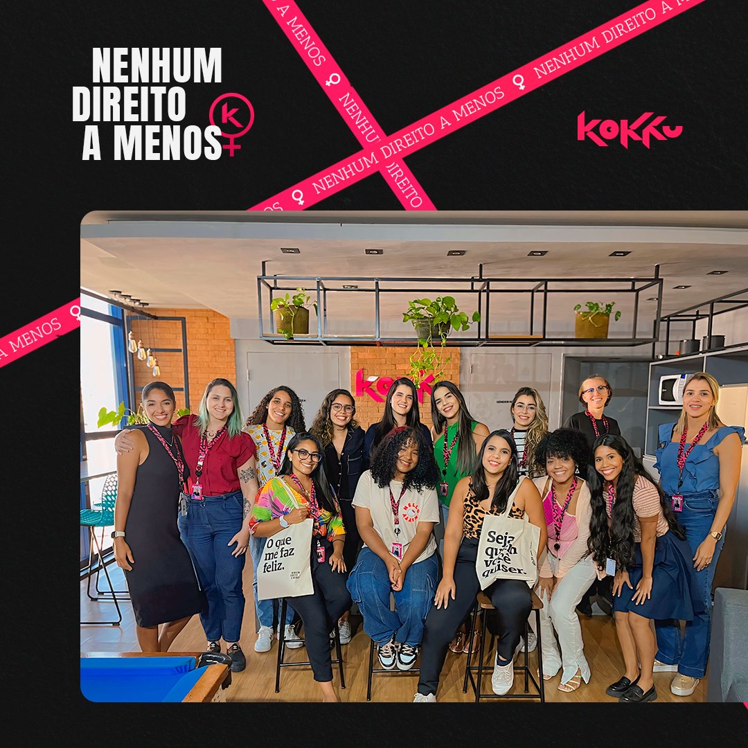 KokkuGames's tweet photo. At Kokku, we champion No Less Rights, engaging in actions for our women in March, emphasizing empowerment and inclusion. We held a financial education lecture, distributed Patricia Lages' book and a customized ecobag to empower women towards achieving their dreams. #NoLessRights https://t.co/8SqdWICR26