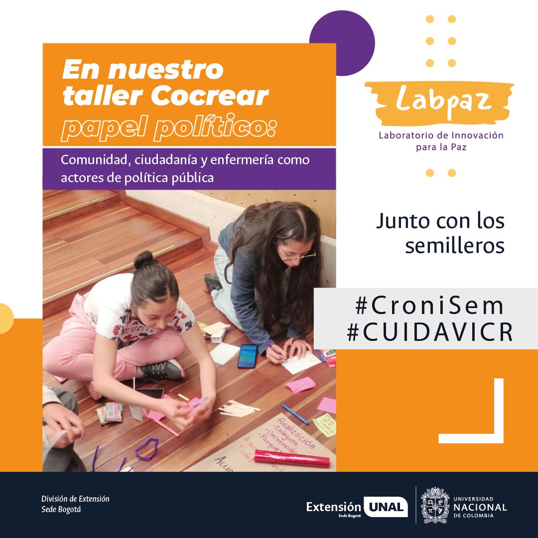 DIEB_UNAL's tweet image. En nuestro taller Cocrear papel político, @LabPazUNAL junto con los semilleros #CroniSem y #CUIDAVICR de @EnfermeriaUNAL1, nos preguntamos sobre el uso de vapeadores y cigarrillos eléctricos; los participantes cocrearon posibles soluciones y aportes a los grupos de investigación