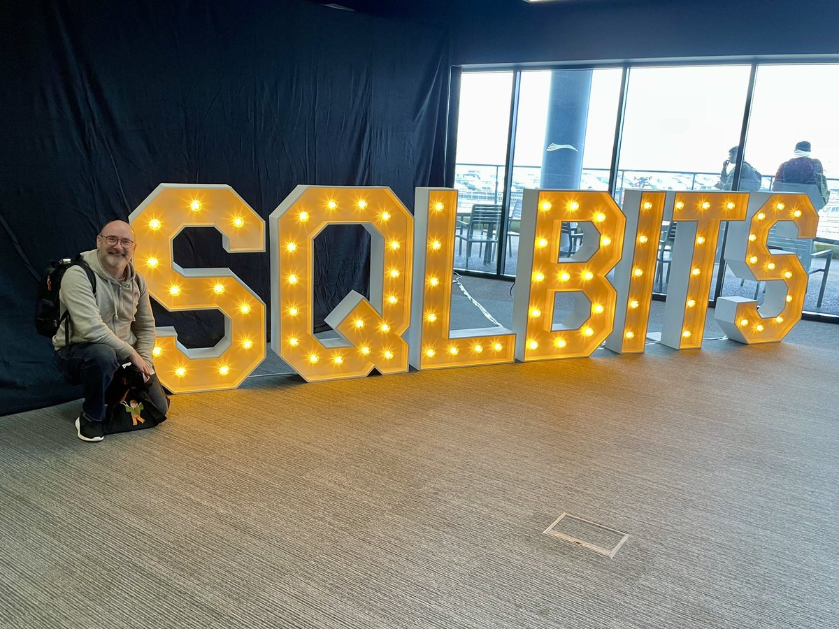 JamesCoulter9's tweet image. In Farnborough for Day 1 of #sqlbits2024! Looking forward to today’s training session on #msfabric with @cathrinew, @mmoengen and @EmilieRonning. Also looking forward to meeting up with friends and colleagues old and new over the coming days.