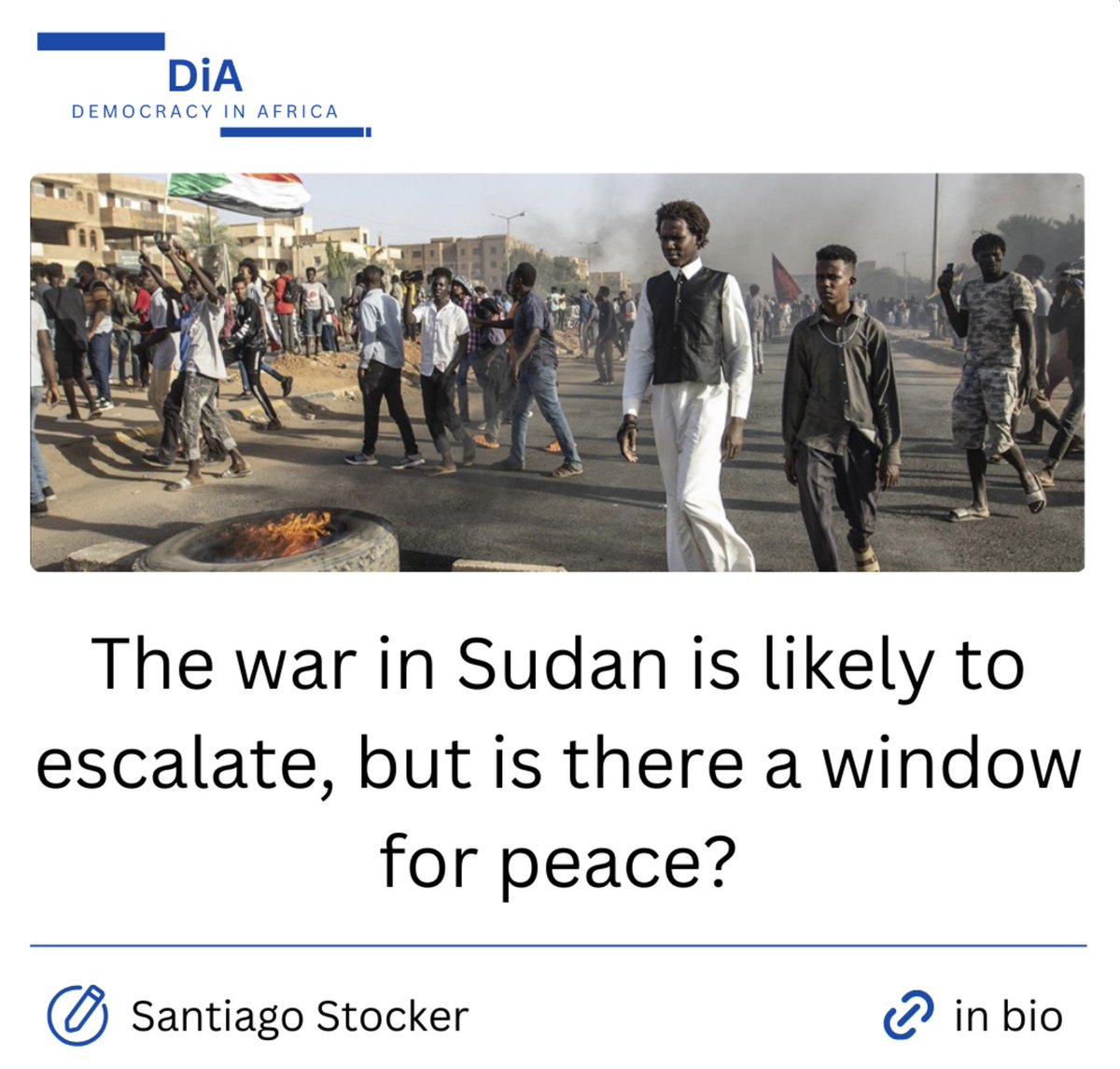 Sudan teeters on the brink of civil war as armed forces clash. Urgent peacebuilding is imperative amidst historic conflict trends. Yet multiparty involvement and lack of civilian engagement hinder resolution. #Sudan #CivilWar #Peacebuilding t.ly/llWSB