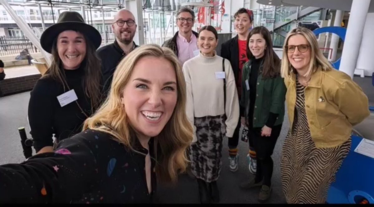 Today, photo taken by the lovely TV presenter Maddie Moate of the The Royal Society Young People’s Book Prize shortlisted authors and illustrators, and our judge M.GLeonard…what a fantastic day! 
<a href="/maddiemoate/">Maddie Moate</a> 
<a href="/royalsociety/">The Royal Society</a> #youngscibooks