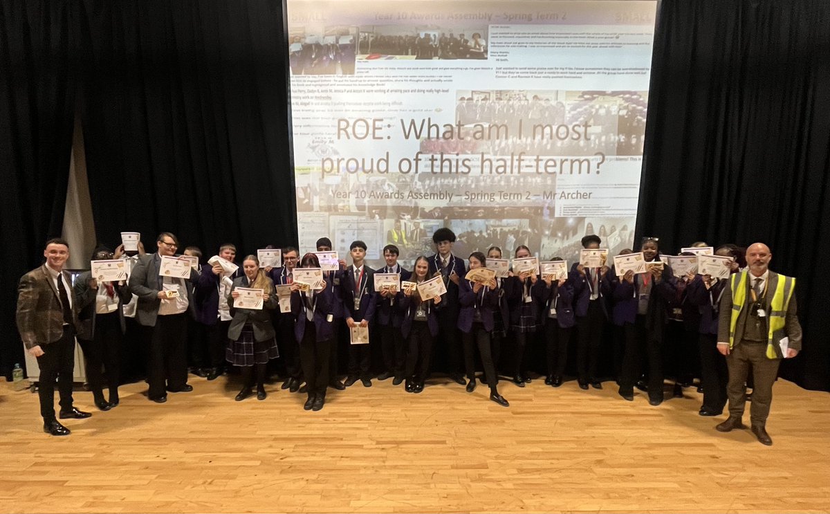 #TeamYear10 have smashed Spring Term 2! It is great to see the progress they are making ahead of their June exams and wonderful to hear about their stories from work experience. Mr Rogers and Mr Archer are so lucky to lead this wonderful year group!💜