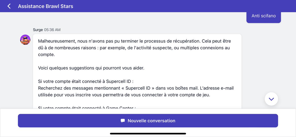SteveBassole's tweet photo. @Dani_Supercell  I had my brawl stars account hacked and following this the hacker changed the supercell ID email, can you help me please? https://t.co/RdrTynhyPP