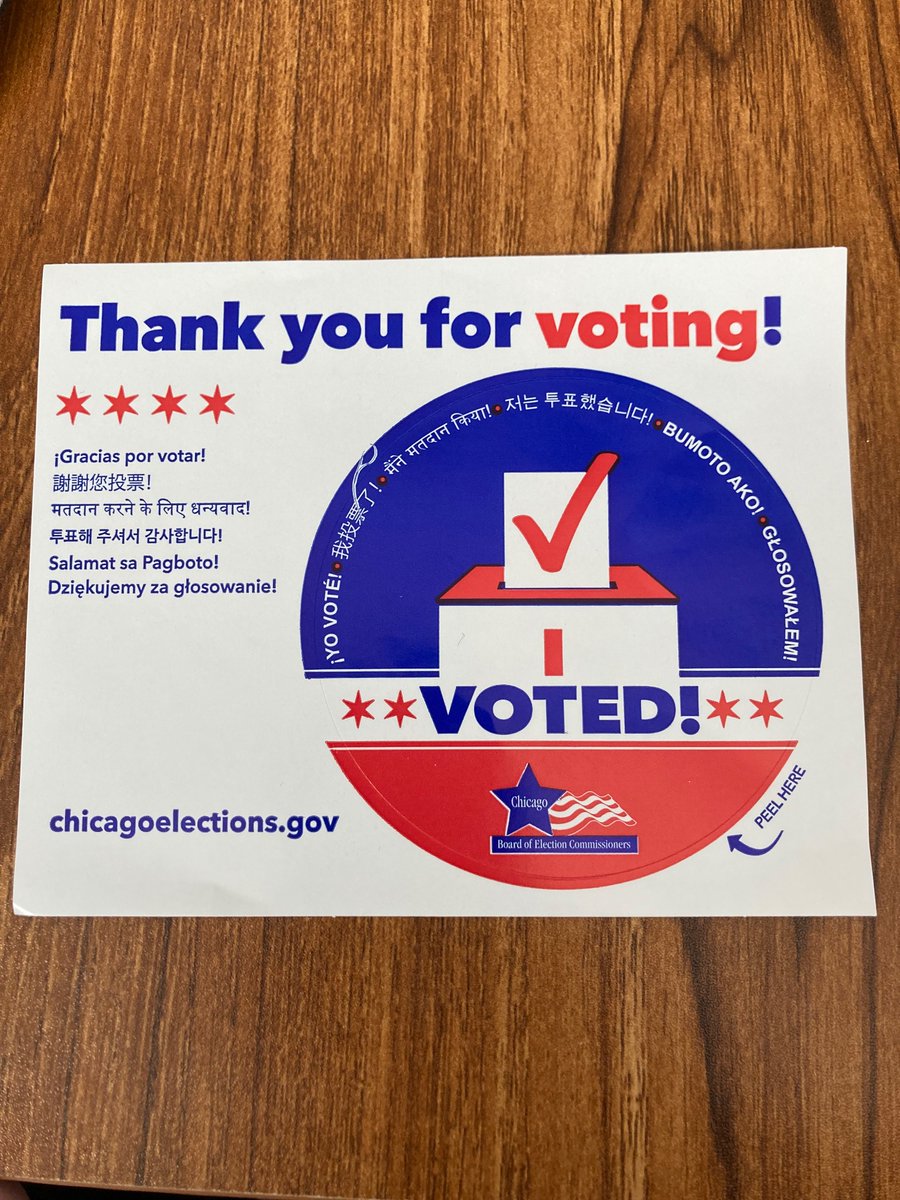 An election judge told me I was in the wrong polling place &amp; I told him according to the notice from the Chicago Board of Elections, this is it. He said, “Oh, let’s check”. He had to give me a ballot &amp; a marker that I disinfected with hand sanitizer #Vote #SuperTuesday2024