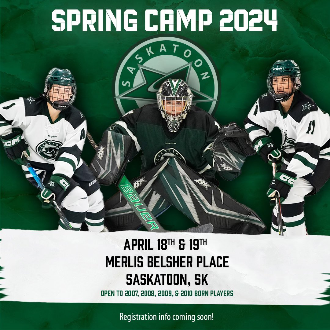 🚨 REGISTRATION OPEN 🚨

Registration is now open for our Spring Camp taking place April 18th &amp; 19th at MBP. Our camp is open to all female players born in 2007 through 2010. 

Registration info can be found on the SFU18AAAHL website under the “Camps” tab.