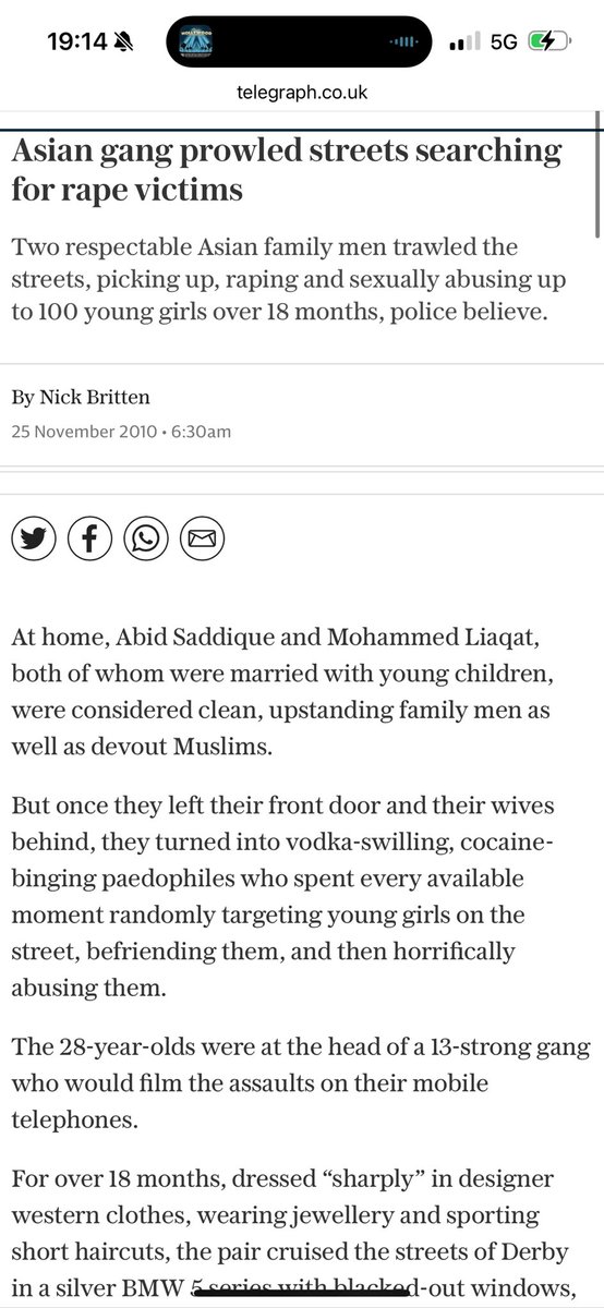 There’s no shame in the community of Cousins when they rape young white girls, for pointing it out, we’re racists !