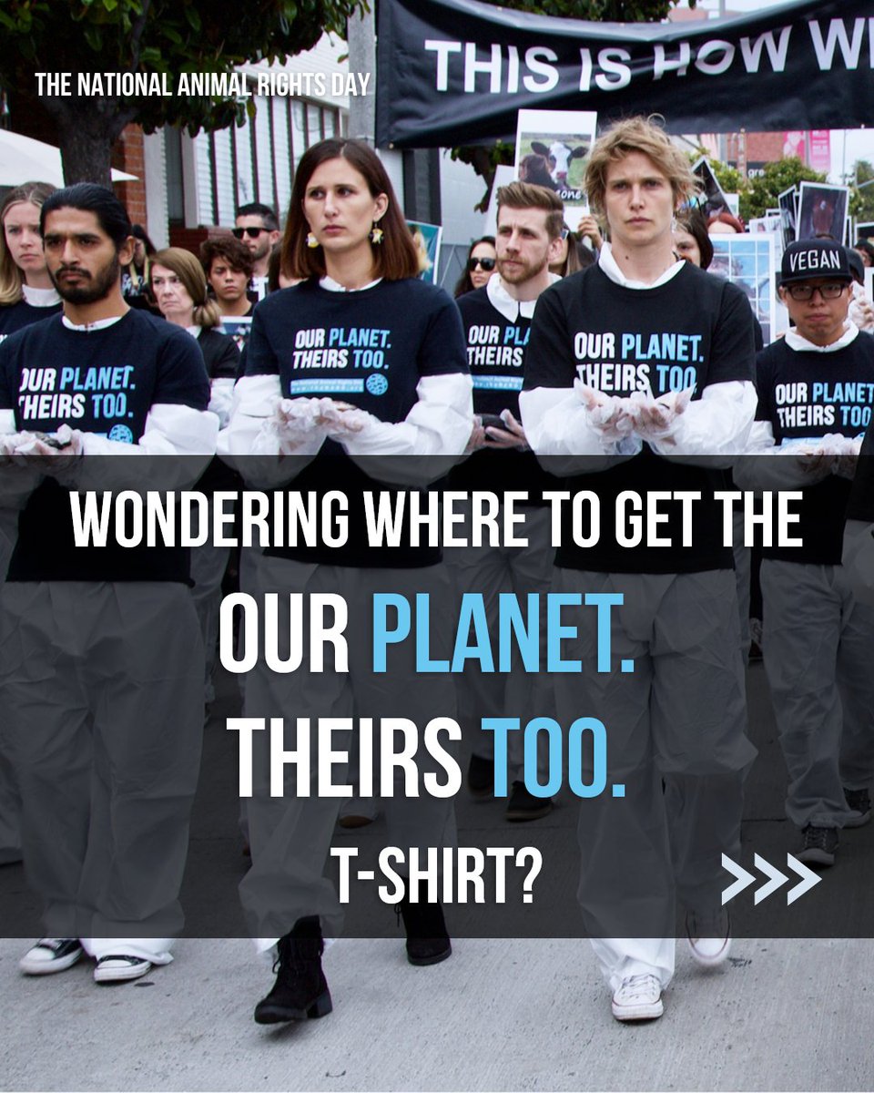 OPTT_NARD's tweet photo. Still haven't gotten your hands on our 'Our Planet. Theirs Too' t-shirt? 👕 Don't worry!

The t-shirts will be available at all NARD locations 🌍 Grab your shirt directly on June 2nd! ✨

See you there! 💙 #NARD14

#NationalAnimalRightsDay #OurPlanetTheirsToo #NARD https://t.co/85BenjZlQP