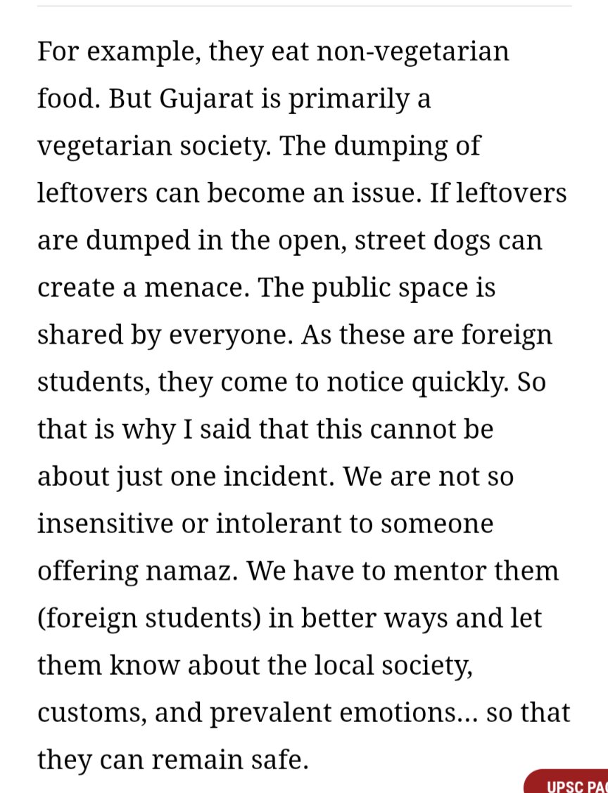 What the hell ?

This is not specific to foreign. Can an Indian who eats non-veg would face the same ?

Such a shame !! 

indianexpress.com/article/cities…