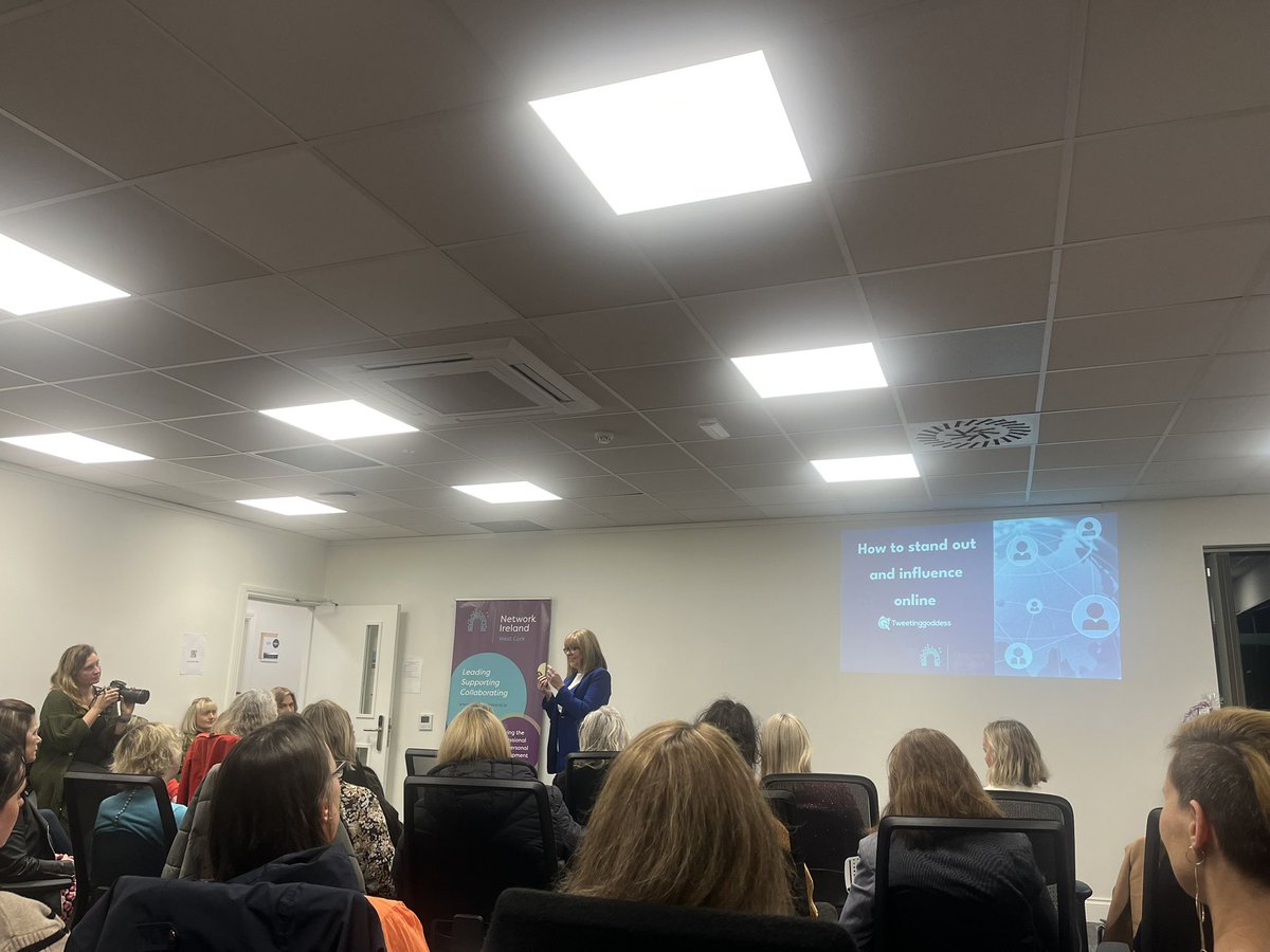 Looking forward to hearing from the @Tweetinggoddess at the @networkirl West Cork March event @RegusIRL in #Clonakilty #niwc24