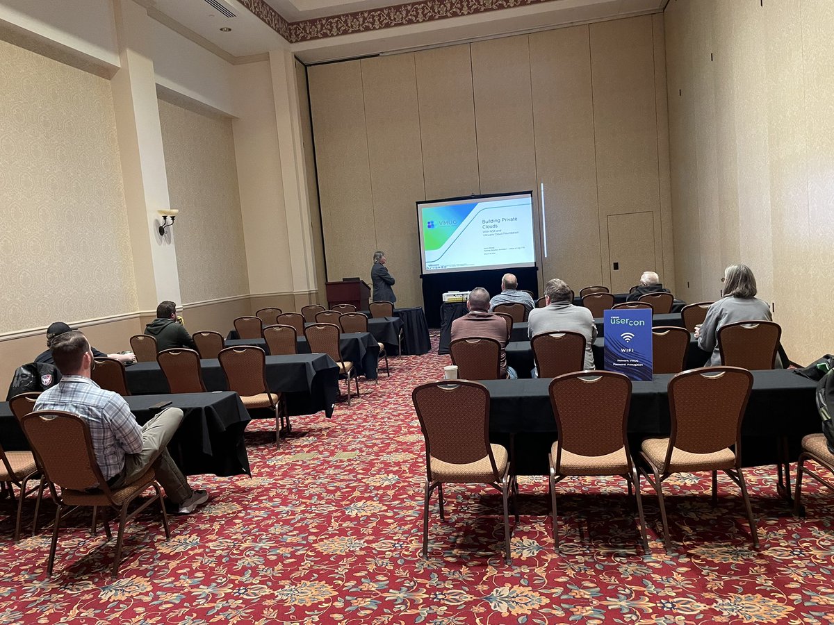 virtuallyanadmi's tweet photo. Kevin Brady presenting on building private clouds at #STLVMUG @stlvmug @MyVMUG UserCON https://t.co/LO9OpiM4QM