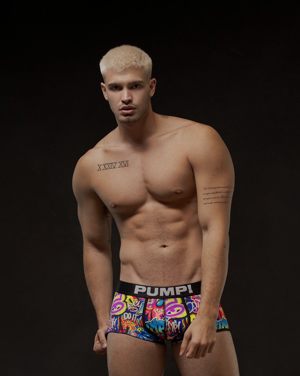 Highlight your assets in the bold print of PUMP!’s DRIP collection. #pumpunderwear #wearpump