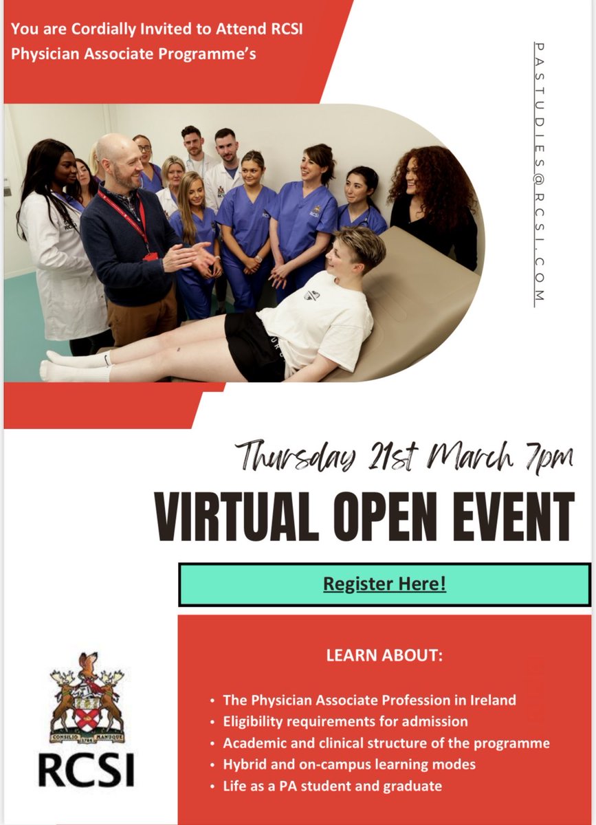 Don’t forgot to register for our virtual open event this Thursday evening!