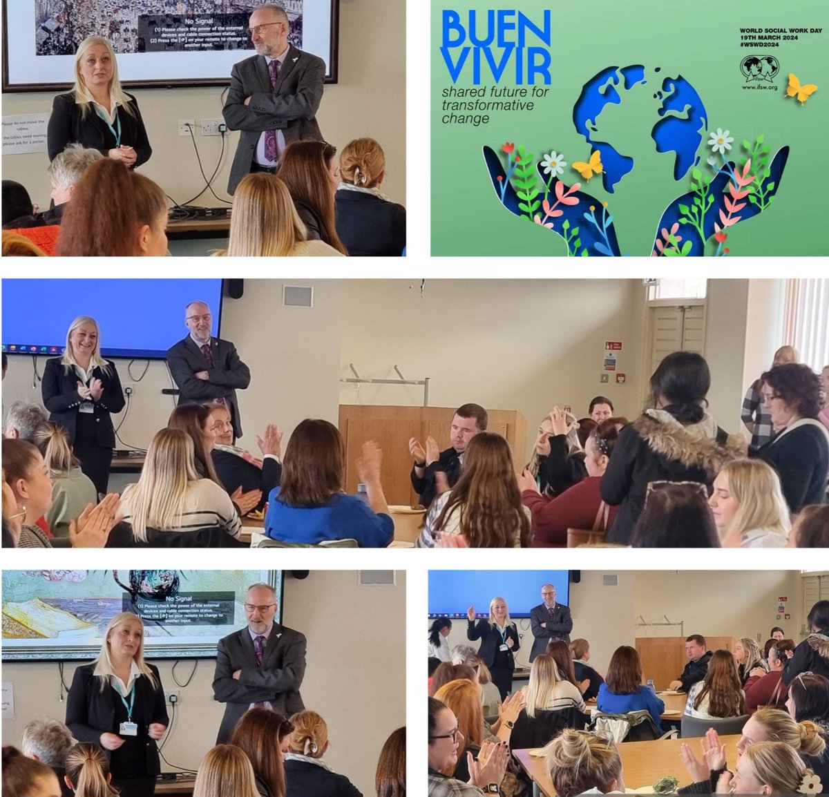 A couple of 📸 from this mornings event to celebrate  #SocialWorkWeek2024 with some of the amazing #TeamOldham social work staff from both Adults and Childrens social care!! 🎉

#BuenVivir